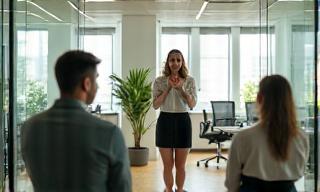Wellness session at a corporate office