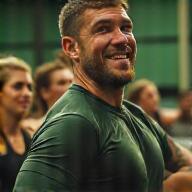 Oliver Breeze leading HIIT group